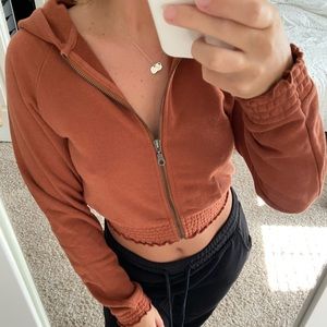 F21 Crop Sweatshirt